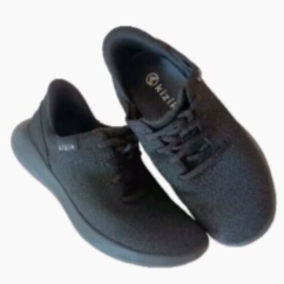 Kizik Women's 7.5 Wide Madrid Eco Knit Lace Up Casual Shoes Hands Free Sneakers - Picture 1 of 16
